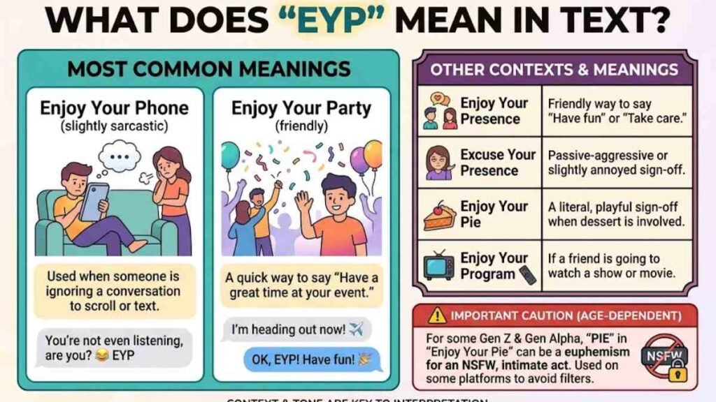 What Does EYP Mean in Text? — a high quality, professionally captured photo.