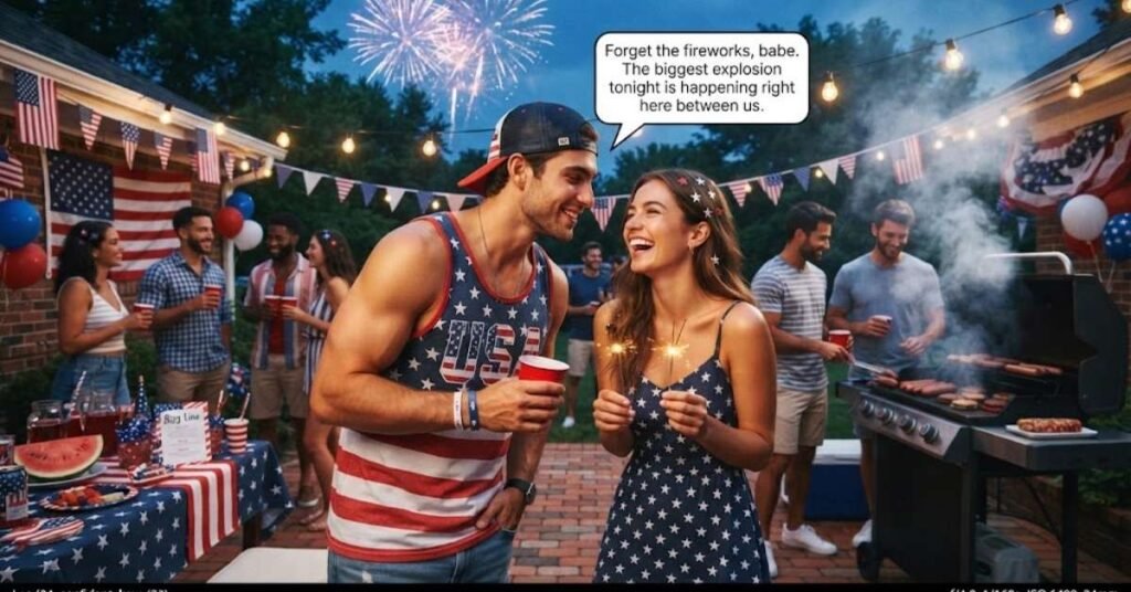Bold and Confident 4th of July Rizz Lines