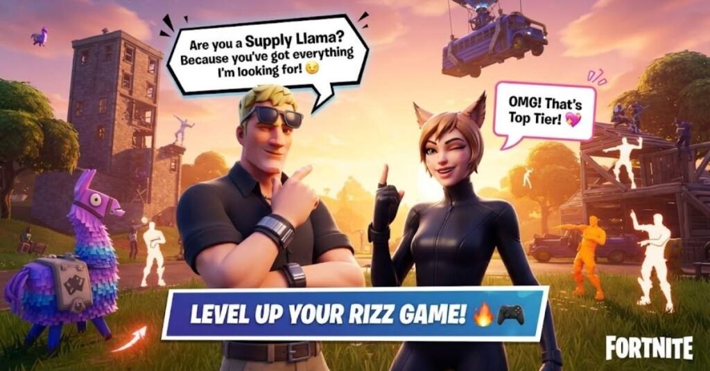 Bold and Confident Fortnite Rizz
