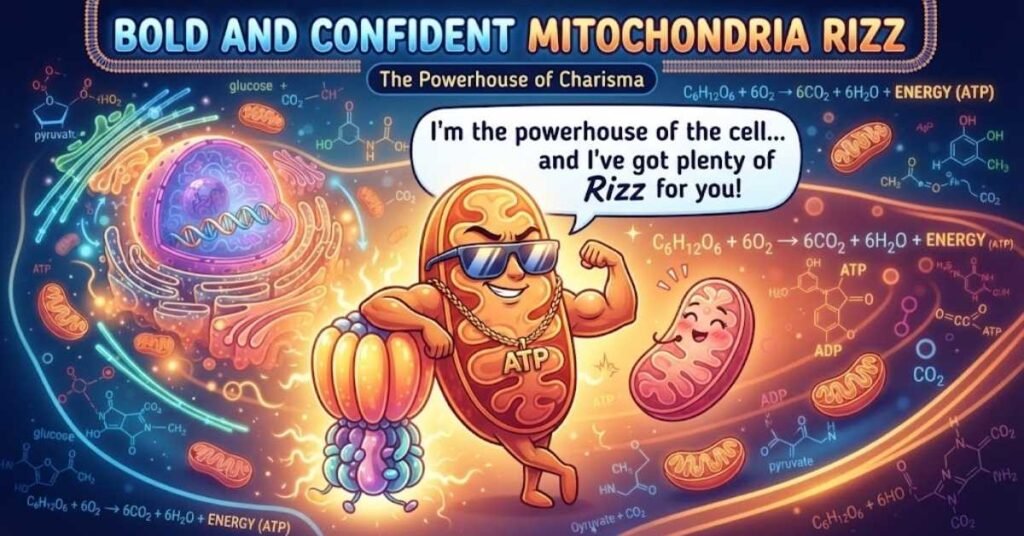 Bold and Confident Mitochondria Rizz