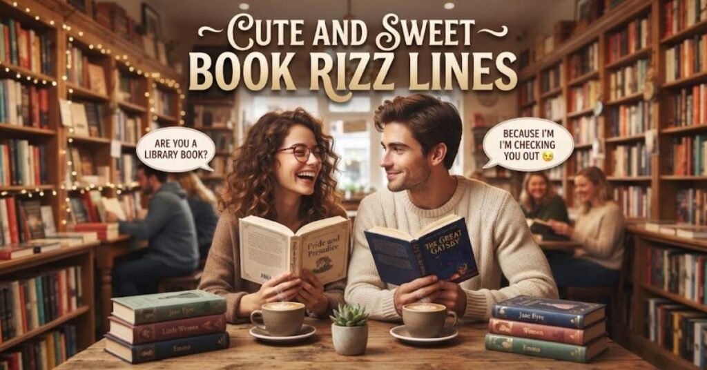 Cute and Sweet Book Rizz Lines