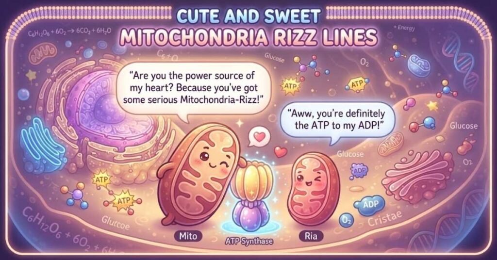 Cute and Sweet Mitochondria Rizz Lines