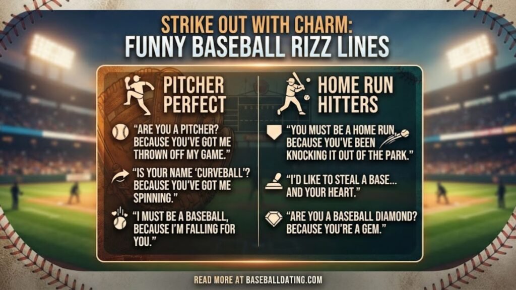 Funny Baseball Rizz Lines