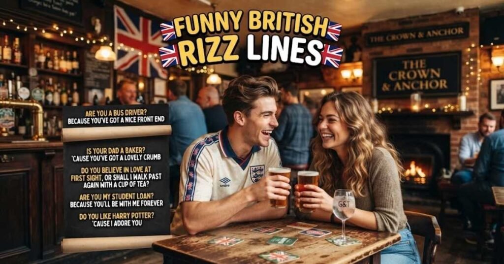 Funny British Rizz Lines