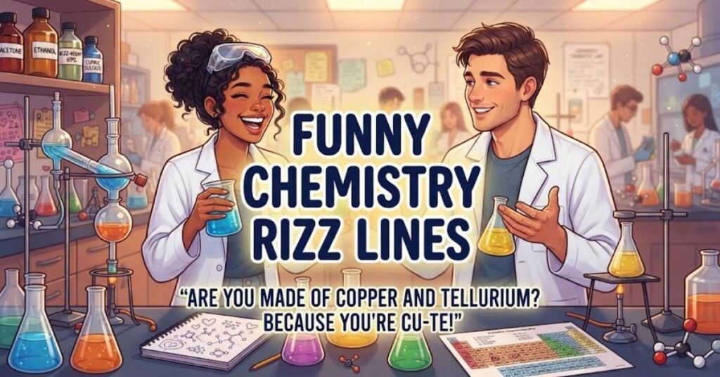 Funny Chemistry Rizz Lines