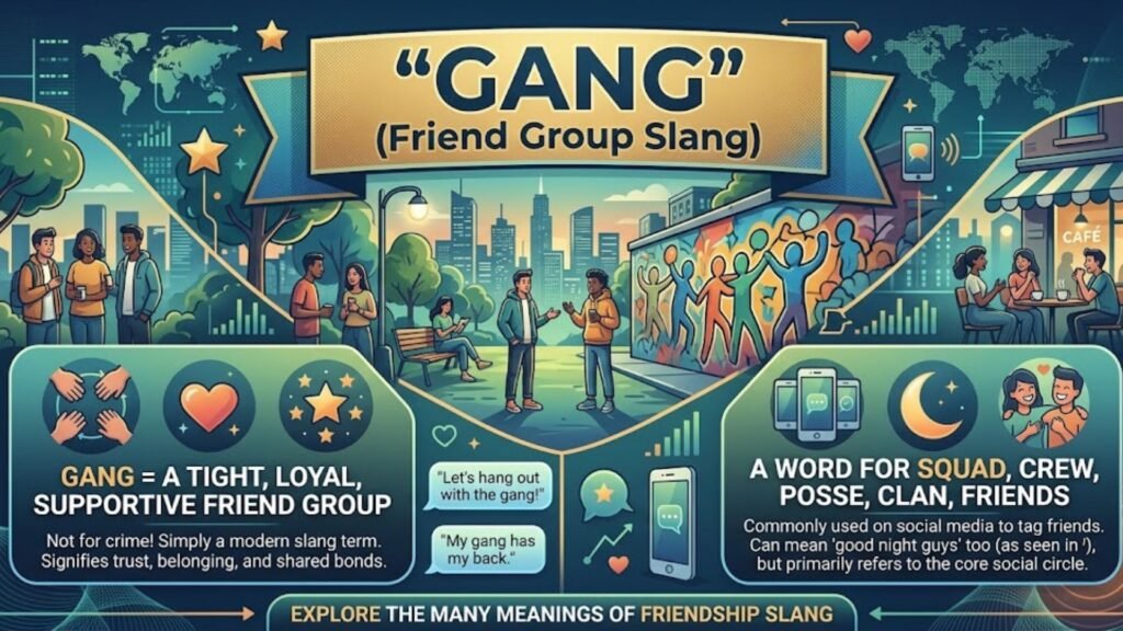 "Gang" (Friend Group Slang)