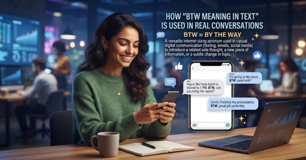 How “btw meaning in text” Is Used in Real Conversations