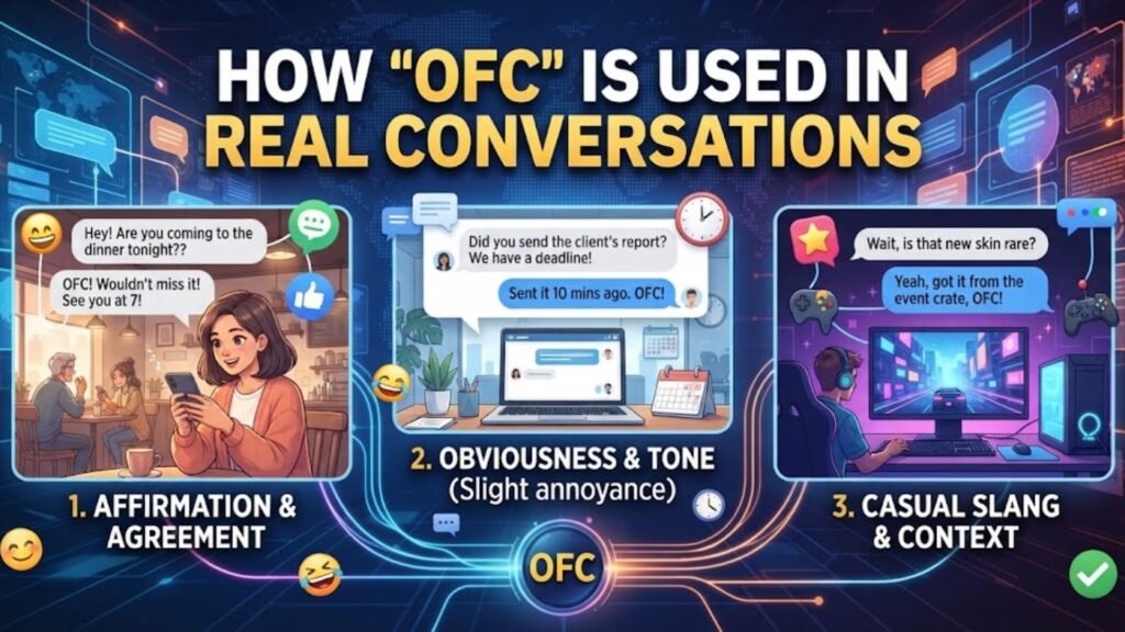 How "ofc" Is Used in Real Conversations