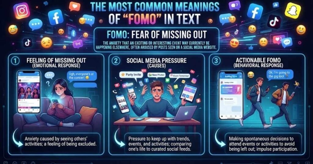 The Most Common Meanings of "FOMO" in Text
