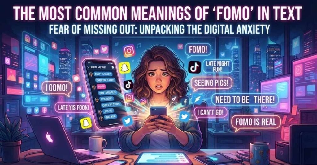 The Most Common Meanings of “FOMO” in Text