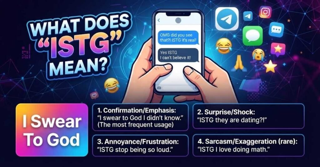 The Most Common Meanings of "ISTG"