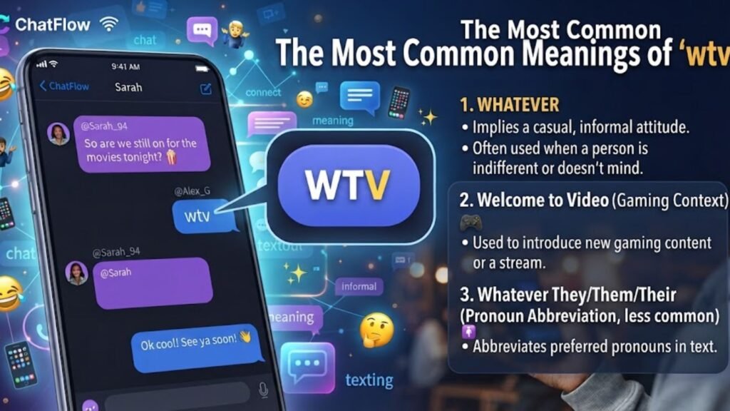 The Most Common Meanings of "wtv" in Text