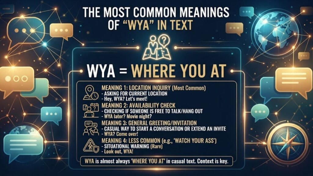 The Most Common Meanings of "wya meaning in text"