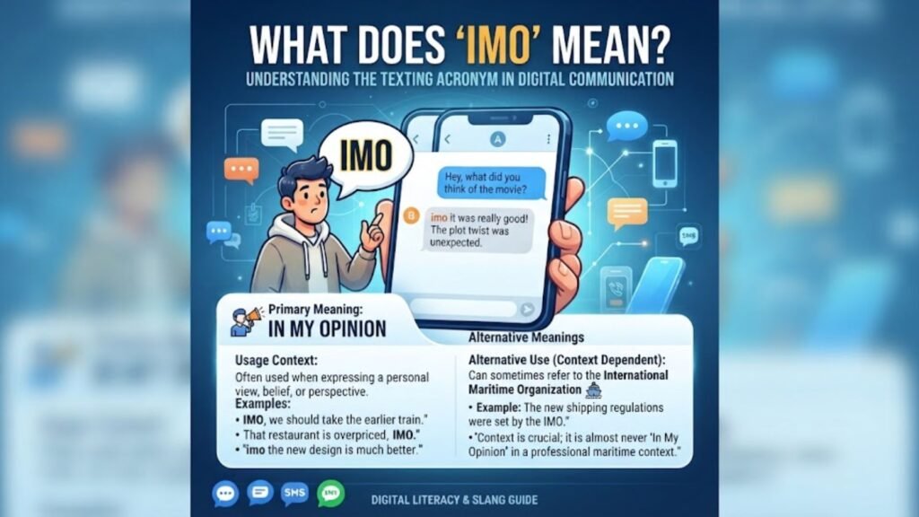 What Does "IMO Meaning in Text" Mean?