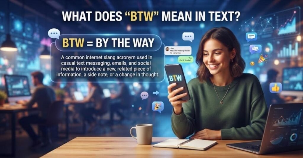 What Does “btw meaning in text” Mean in Text?