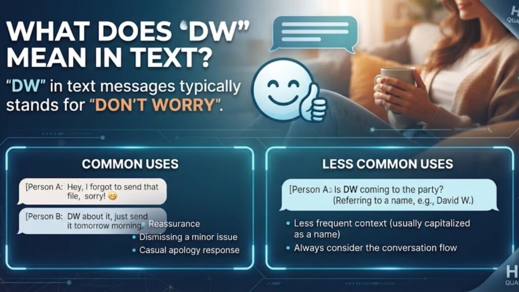What Does "dw meaning in text" Mean in Text?