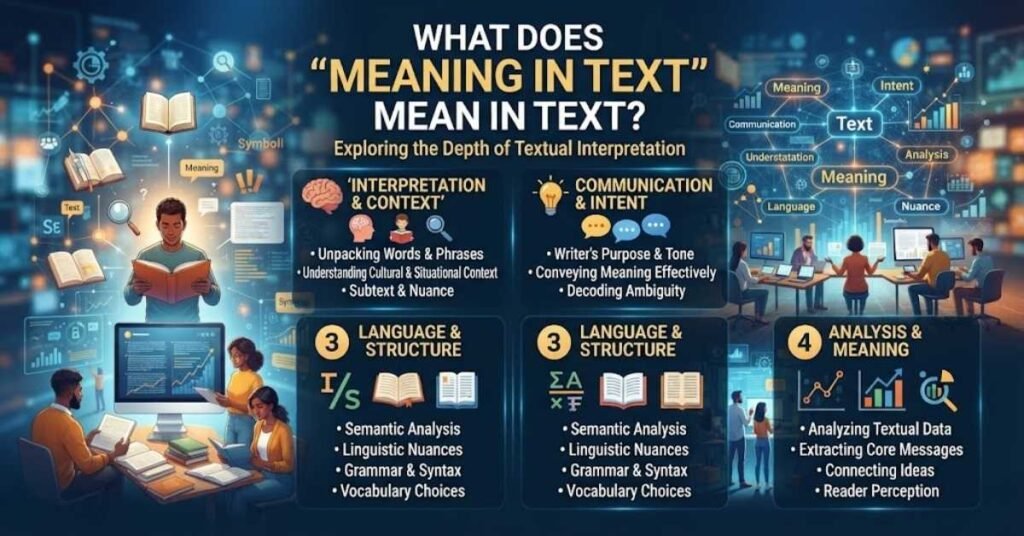 What Does "meaning in text" Mean in Text?