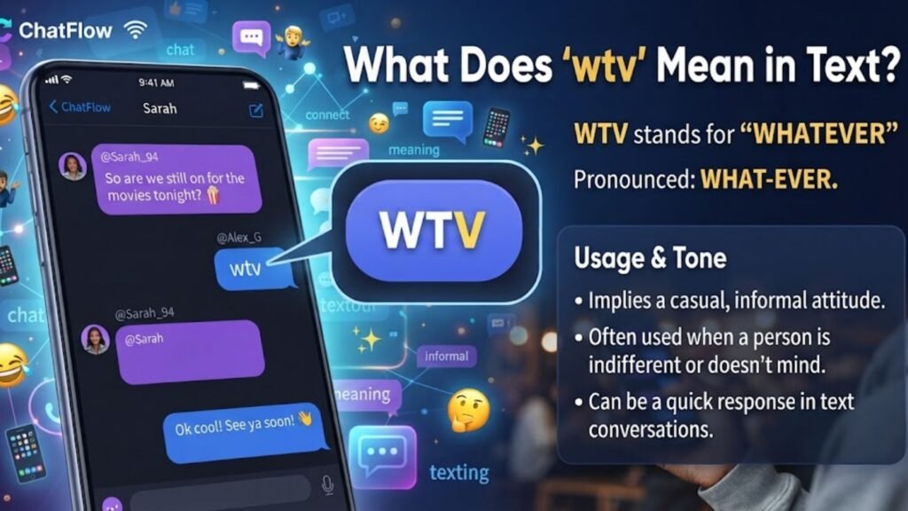 What Does "wtv" Mean in Text?