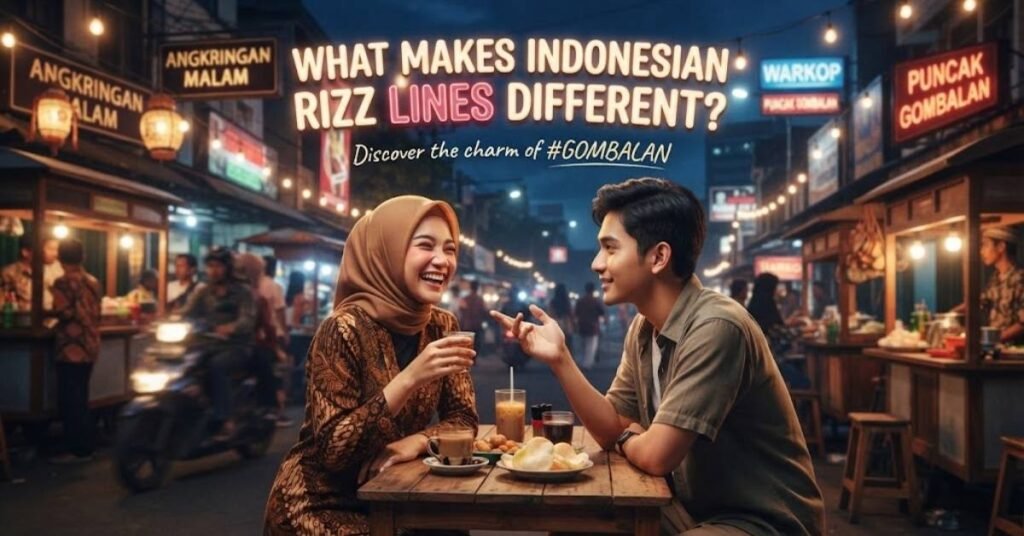 What Makes Indonesian Rizz Lines Different