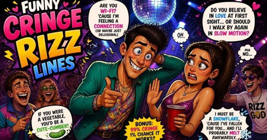 Funny Cringe Rizz Lines