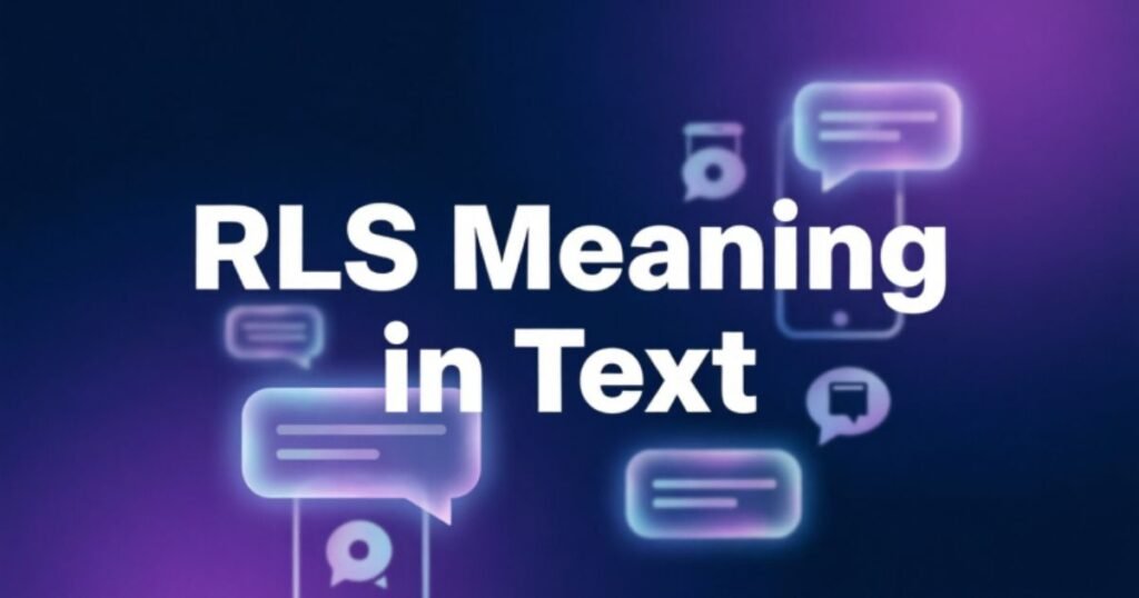 RLS Meaning in Text