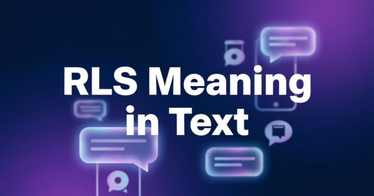 RLS Meaning in Text