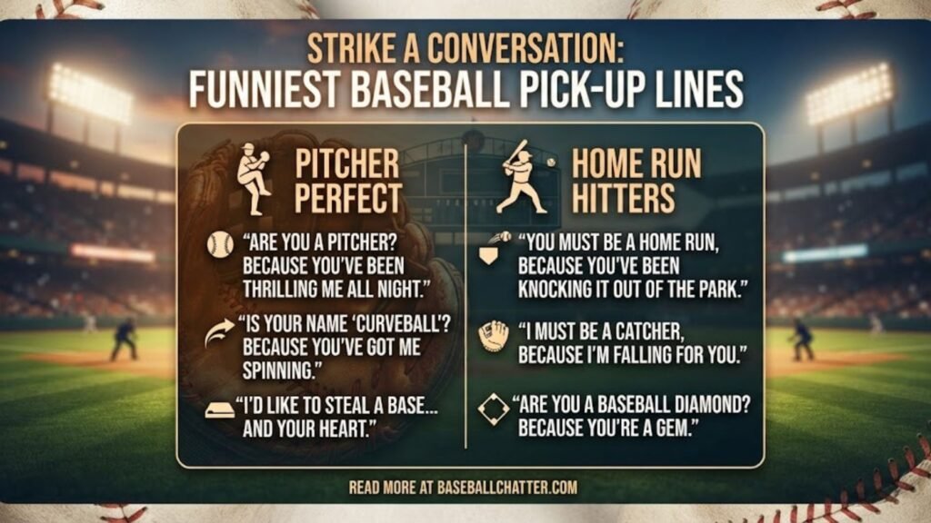 baseball pick up lines