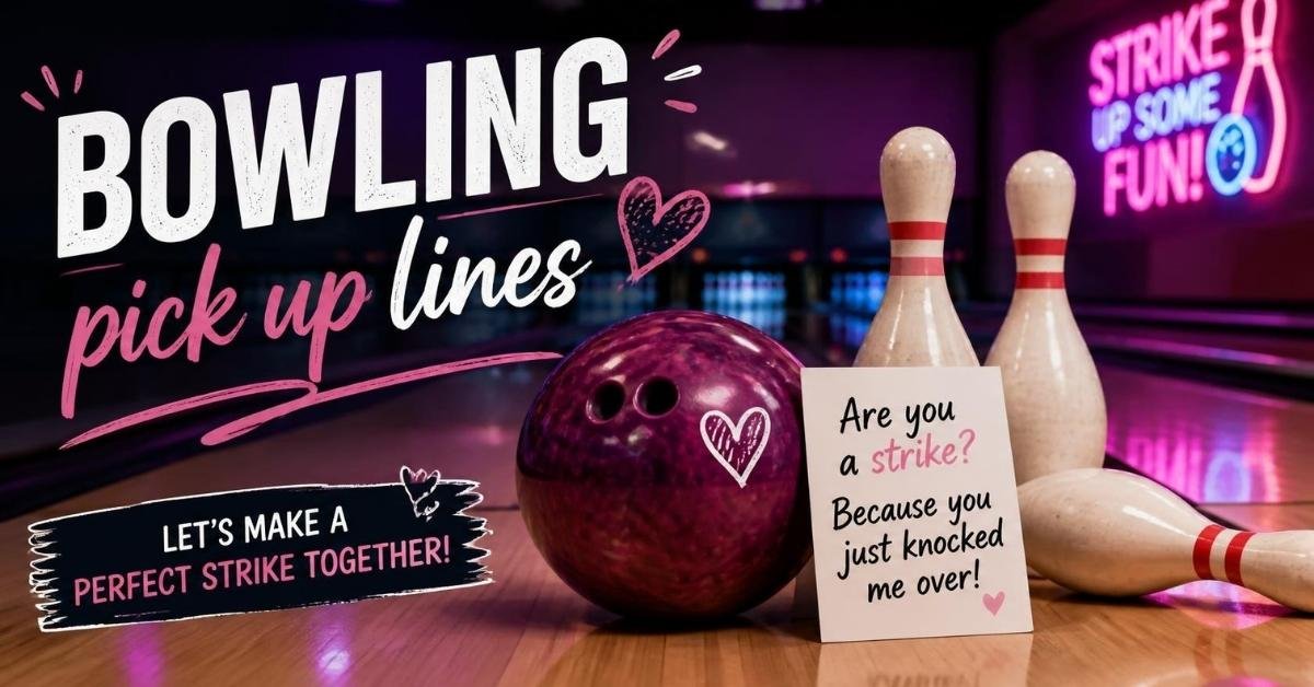 bowling pick up lines