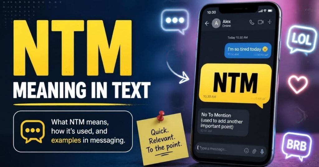 ntm meaning in text