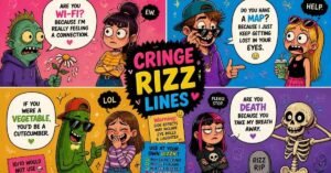 cringe rizz lines